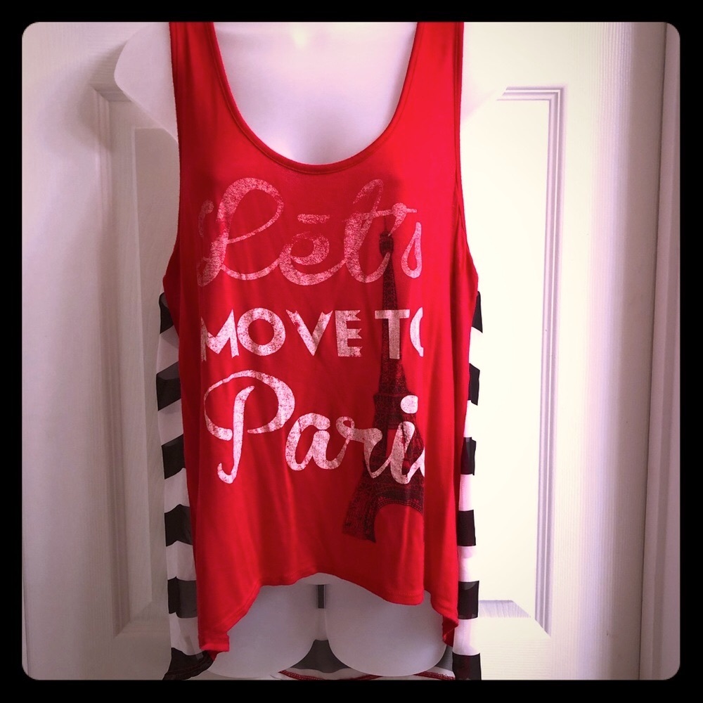 Let’s Move to Paris! Tank Top